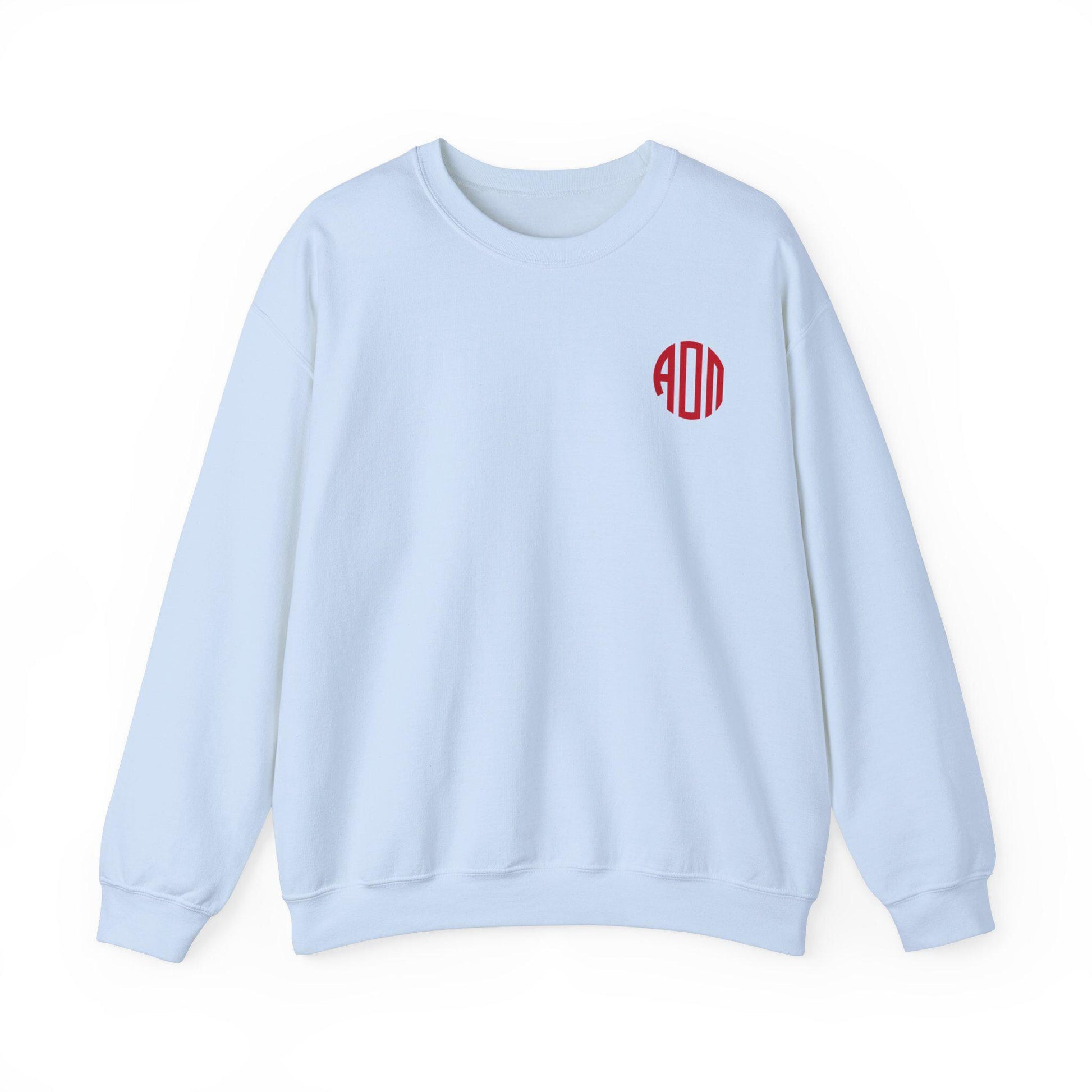Alpha Omicron Pi Monogram Sweatshirt - Ivy Society