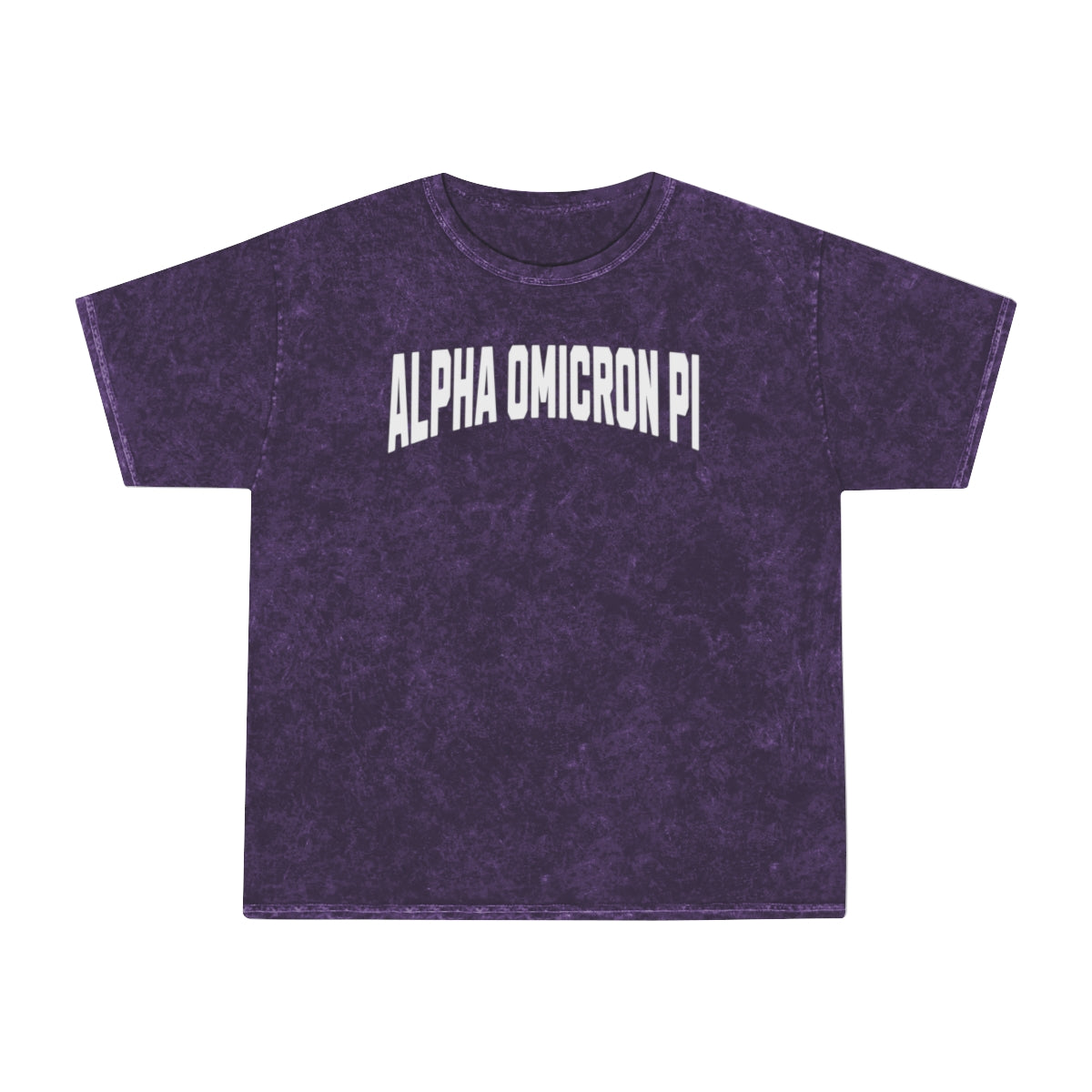 Alpha Omicron Pi Mineral Wash T Shirt - Ivy Society