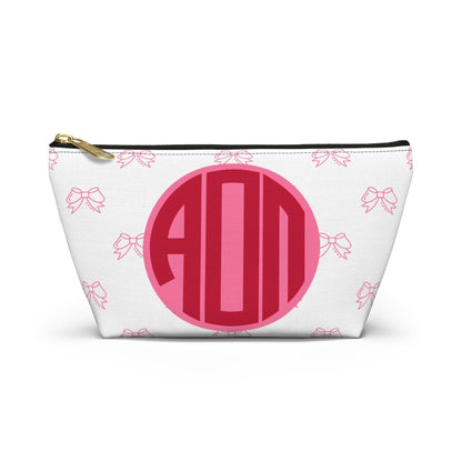 Alpha Omicron Pi Bow Makeup Bag - Ivy Society
