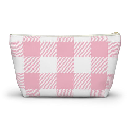 Delta Gamma Personalized Checkered Makeup Bag - Ivy Society