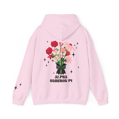 Alpha omicron Pi Bouquet Hoodie - Ivy Society