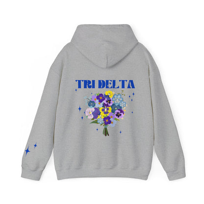 TRI DELTA FLOWER BOUQUET HOODIE - Ivy Society
