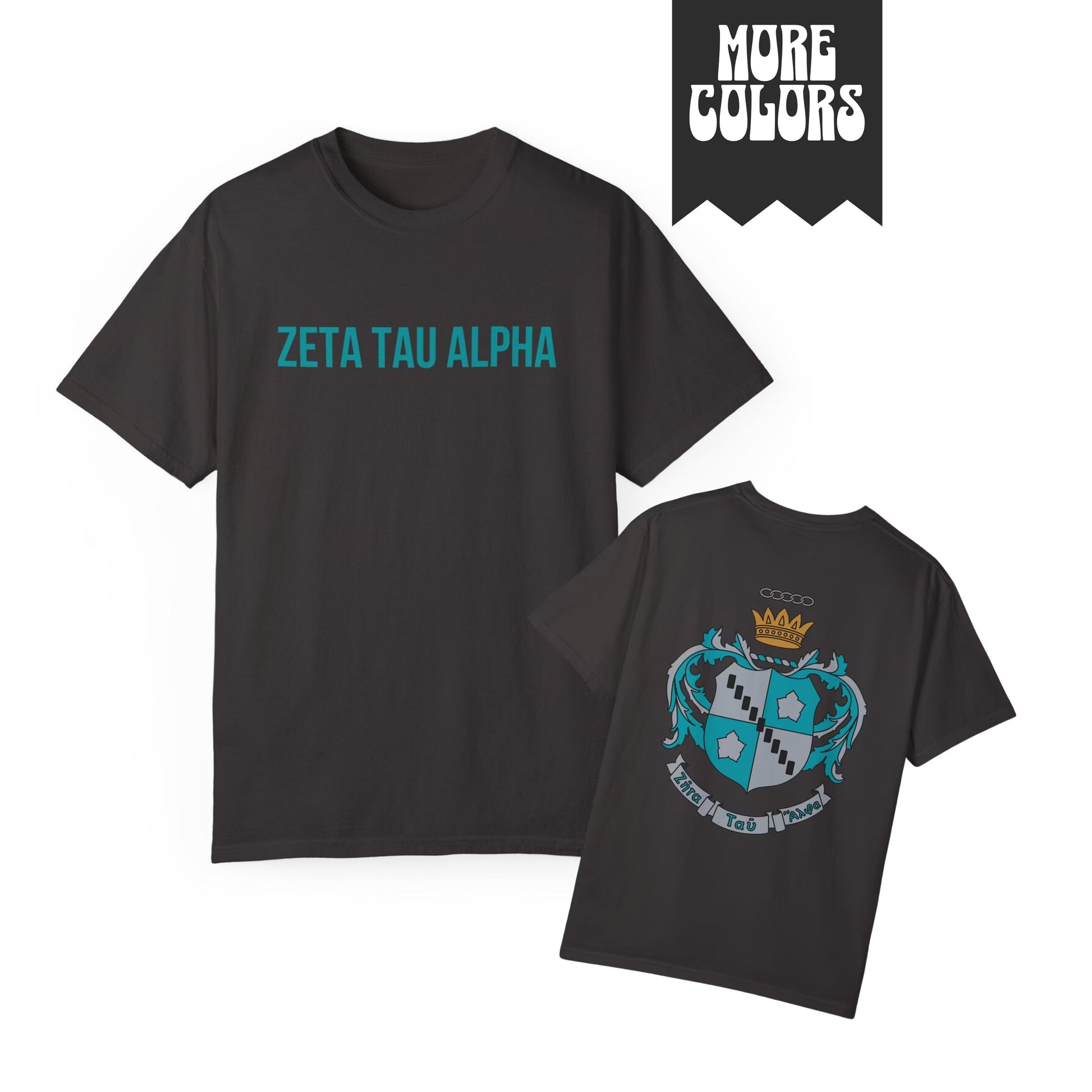 Zeta Tau Alpha Crest T-shirt - Ivy Society
