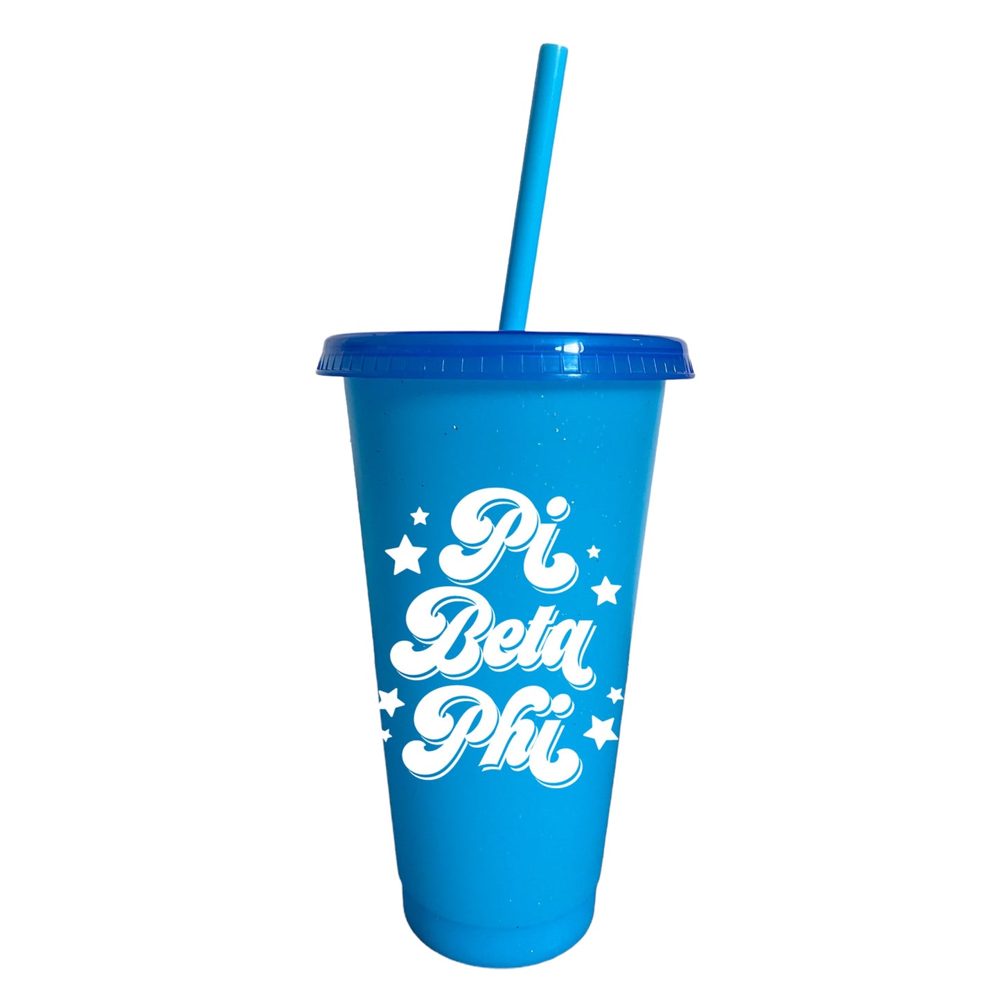 Pi Beta Phi Glitter Color Changing Cup 4 Pack - Ivy Society