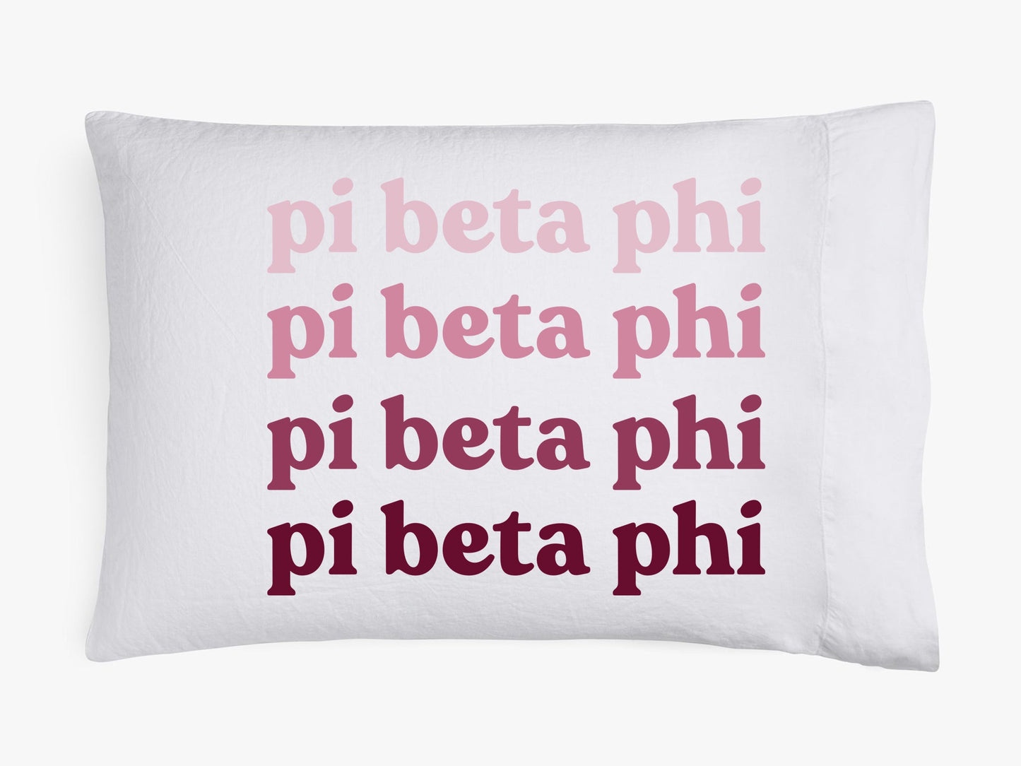 Pi Beta Phi Ombre Pillowcase - Ivy Society