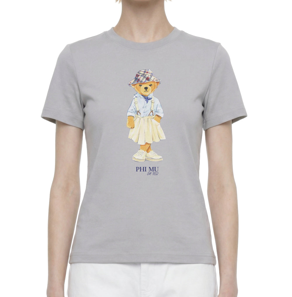 Phi Mu Bear T Shirt - Ivy Society