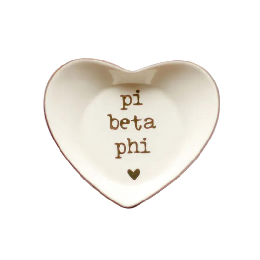 Pi Beta Phi Heart Ring Dish - Ivy Society
