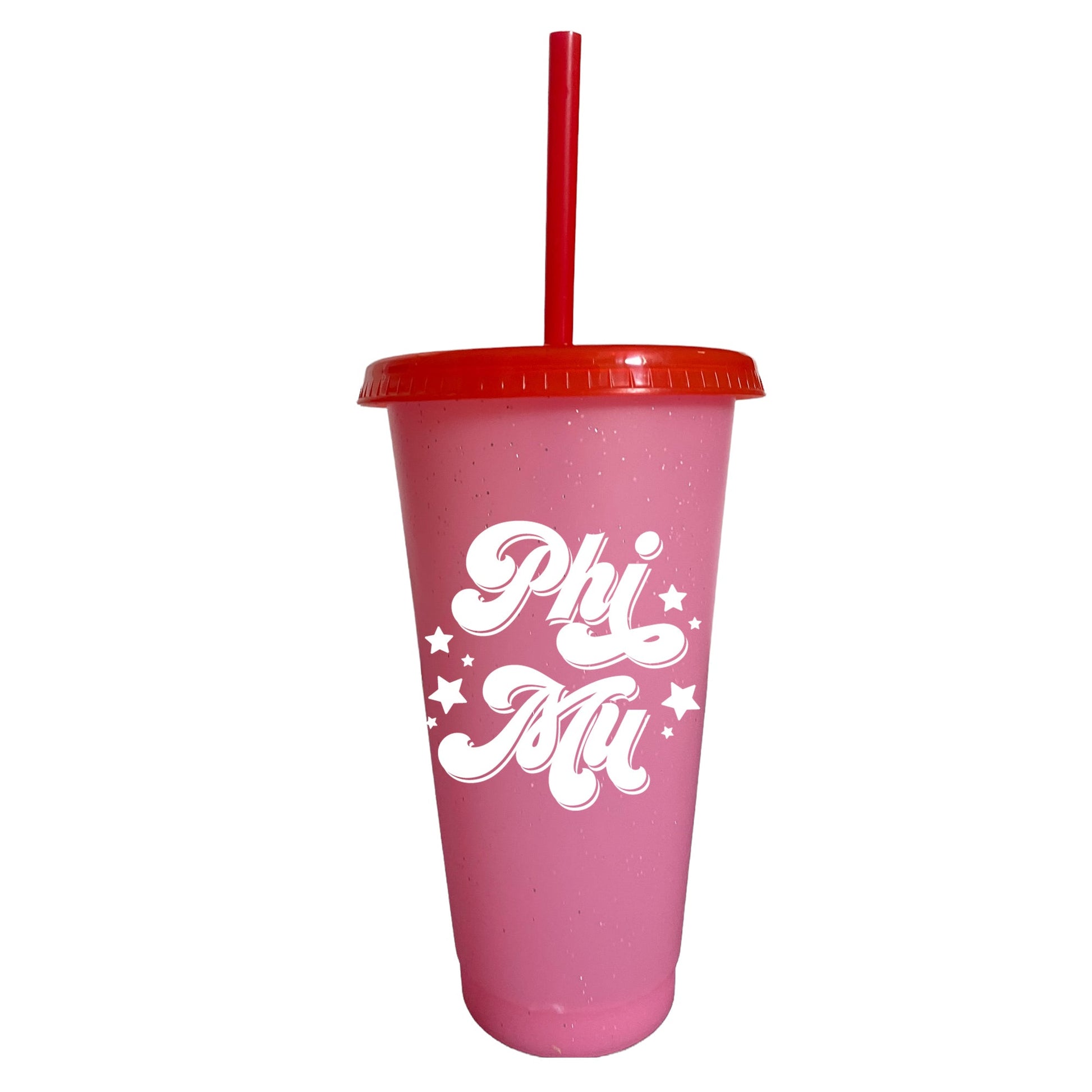 Phi Mu Pink Color Changing Cups 4 Pack - Ivy Society