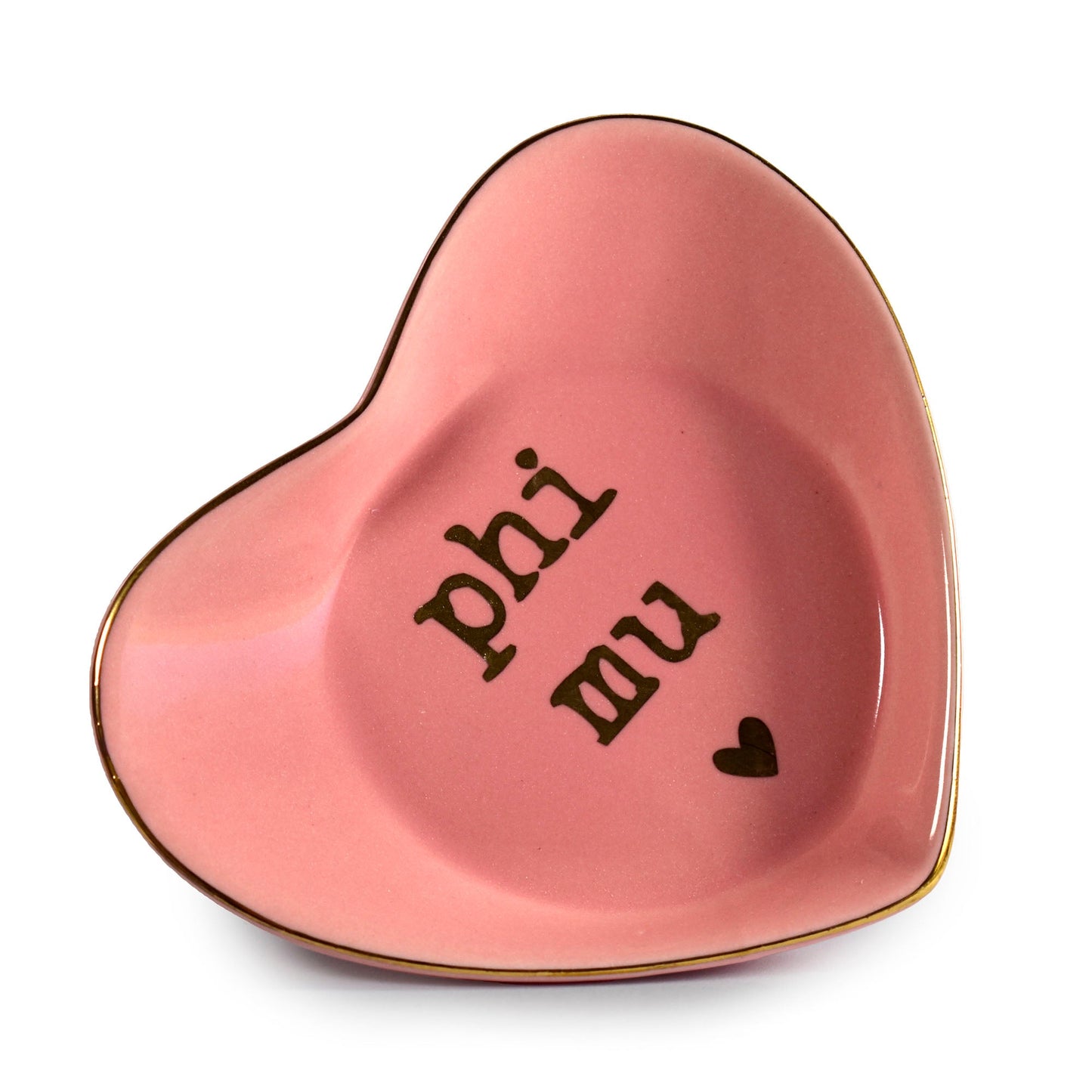 Phi Mu Heart Ring Dish - Ivy Society