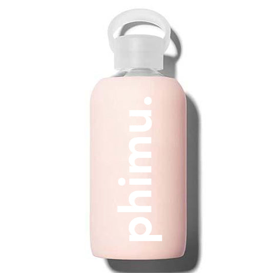 Phi Mu Glass Water Bottle - Ivy Society