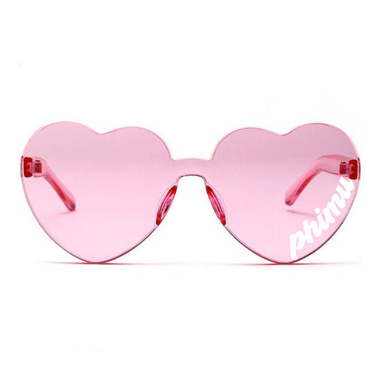 Phi Mu Heart Sunglasses