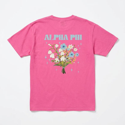 Alpha Phi Bouquet T Shirt