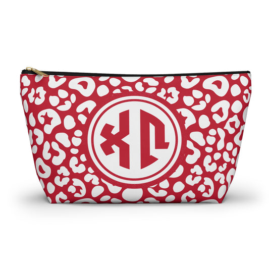 Chi Omega Leopard Makeup Bag - Ivy Society