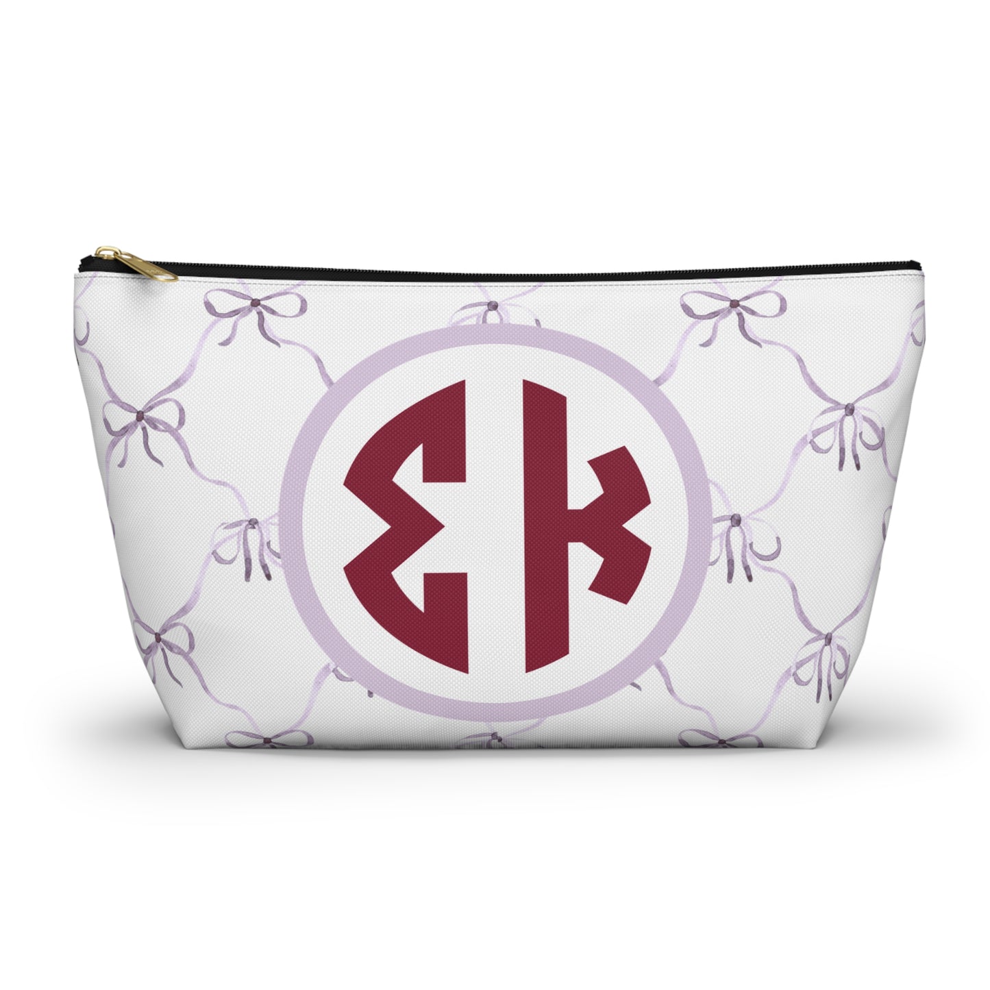 Sigma Kappa Bow Makeup Bag - Ivy Society