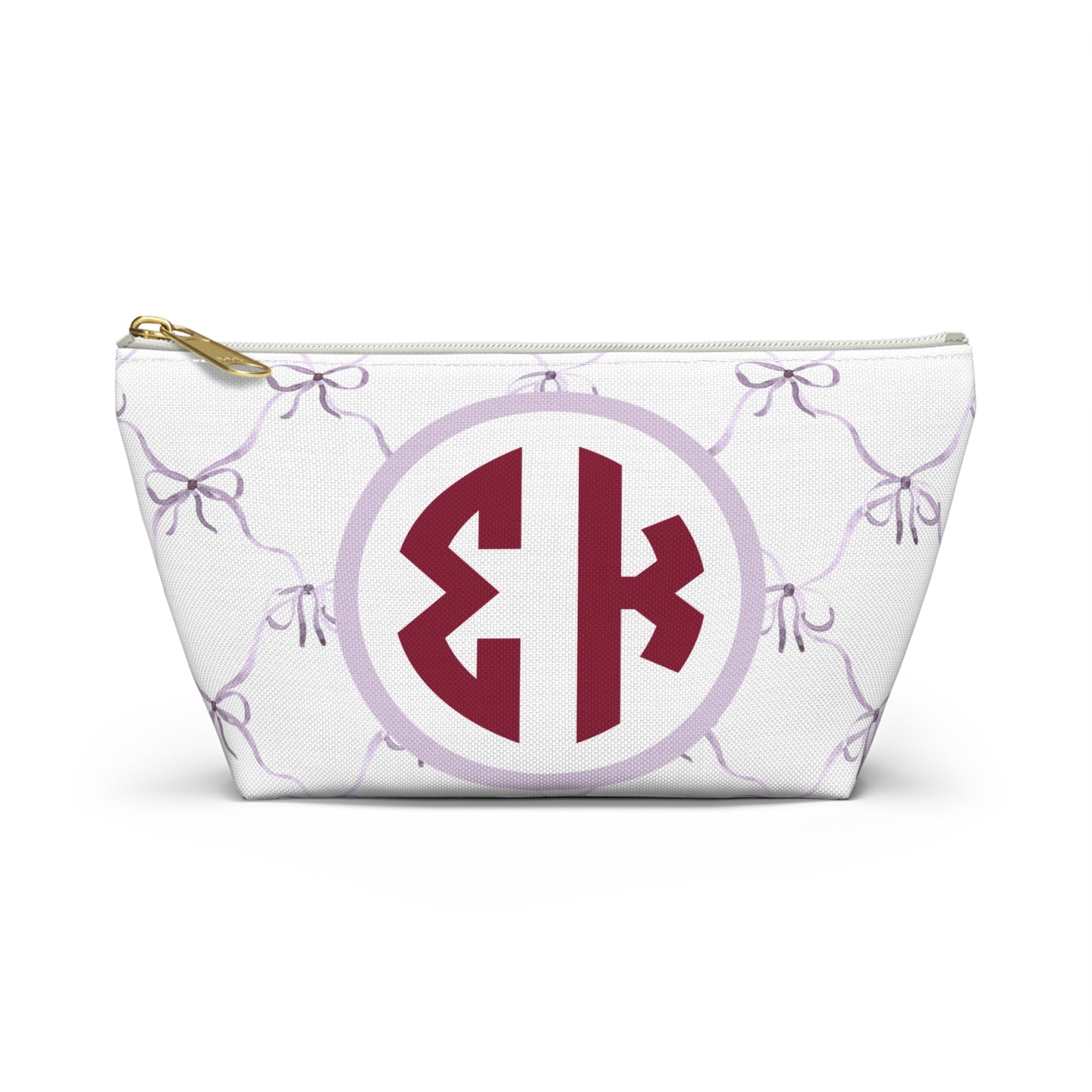 Sigma Kappa Bow Makeup Bag - Ivy Society