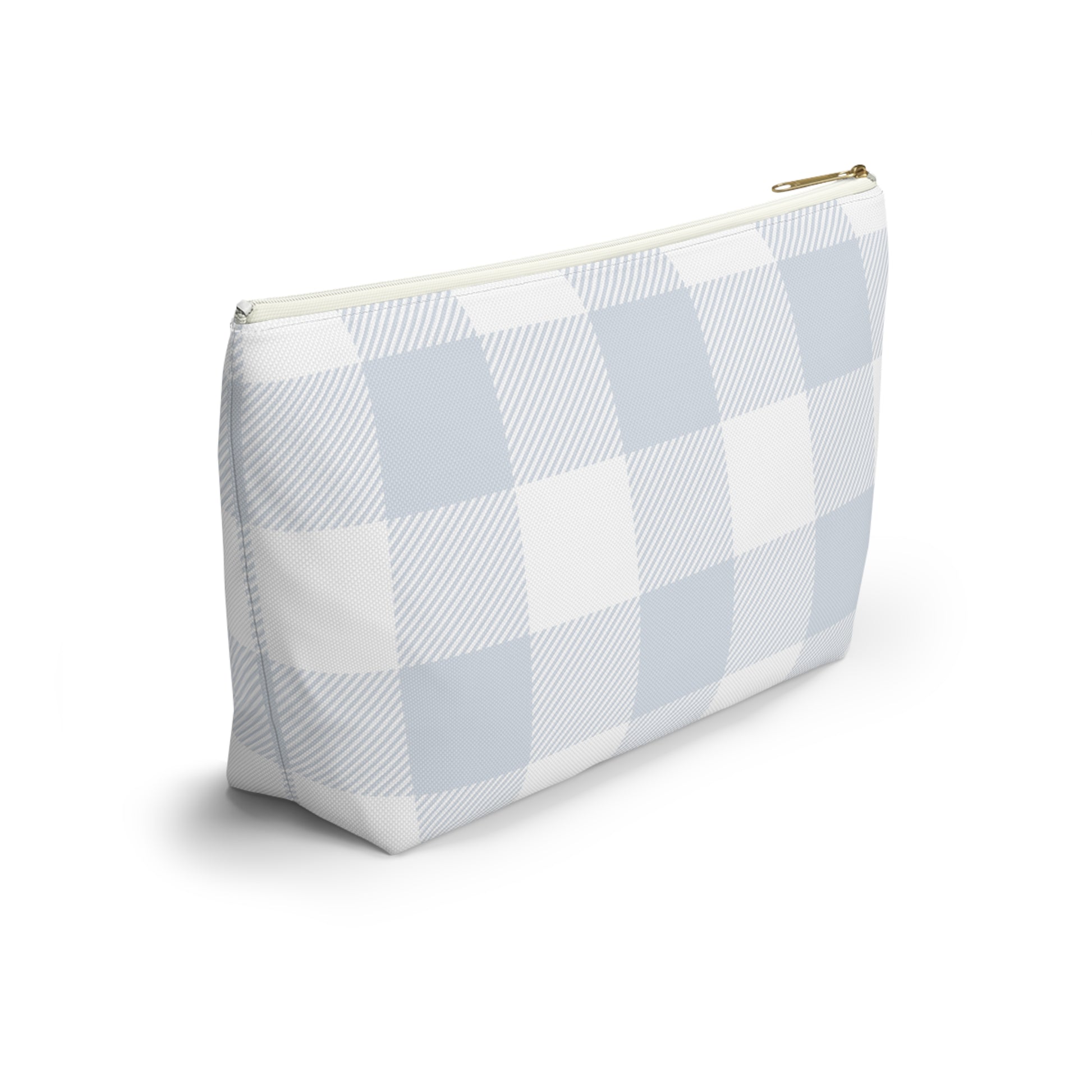 Alpha Delta Pi Personalized Checkered Makeup Bag - Ivy Society