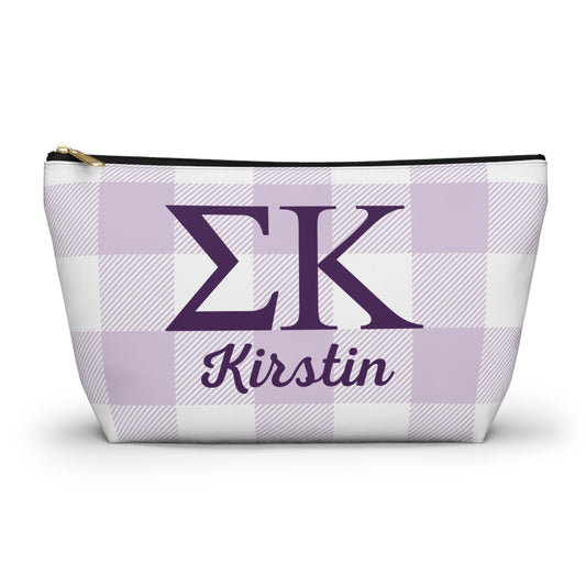 Sigma Kappa Personalized Makeup Bag - Ivy Society
