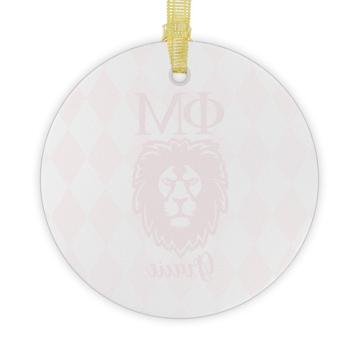 Phi Mu Personalized Ornament - Ivy Society
