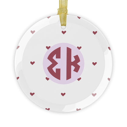 Sigma Kappa Heart Ornament - Ivy Society