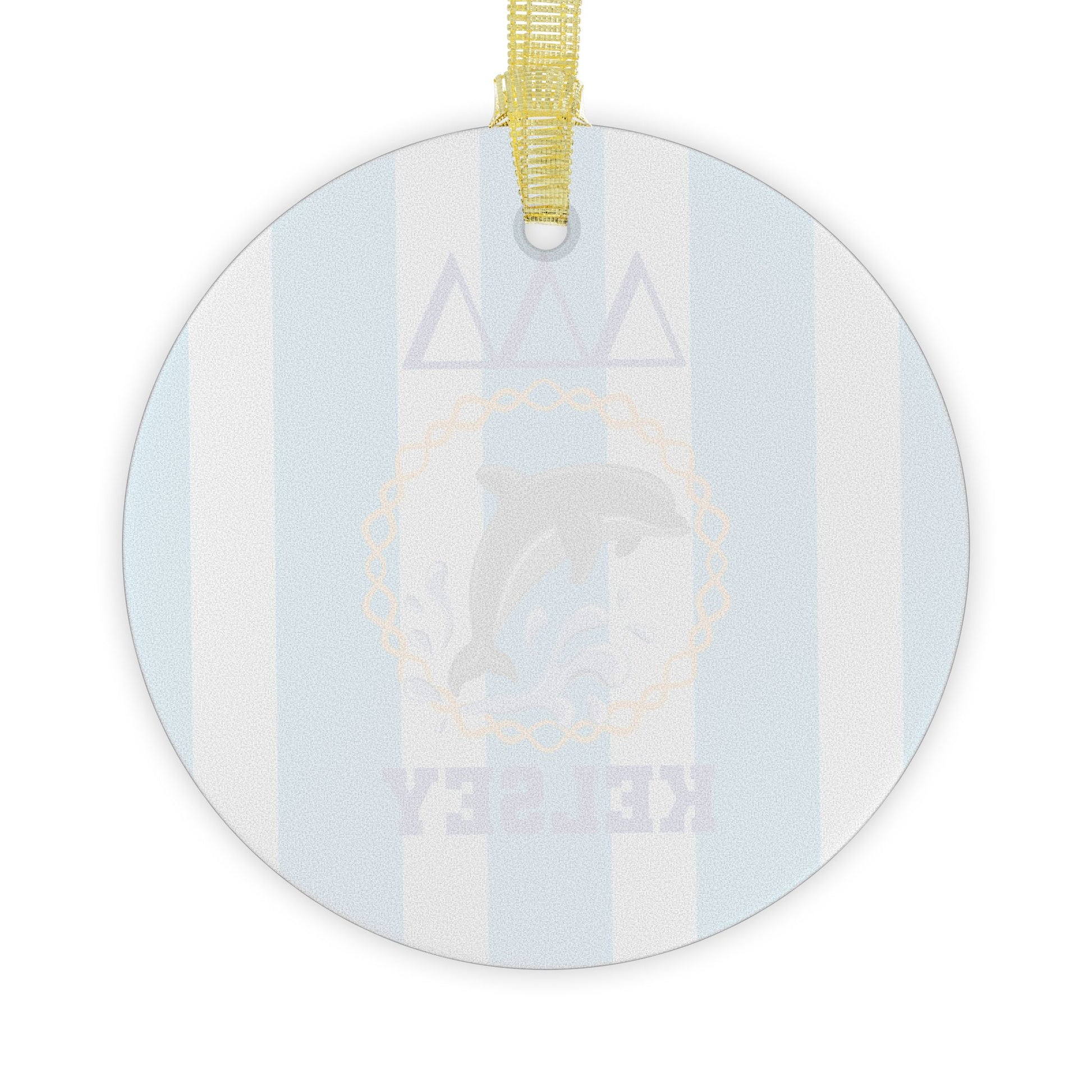 Tri Delta Personalized Dolphin Ornament - Ivy Society