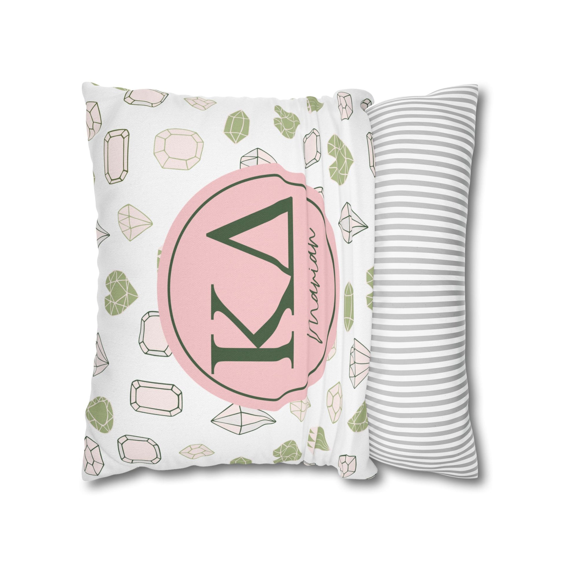 Kappa Delta Personalized Throw Pillow Cover - Ivy Society