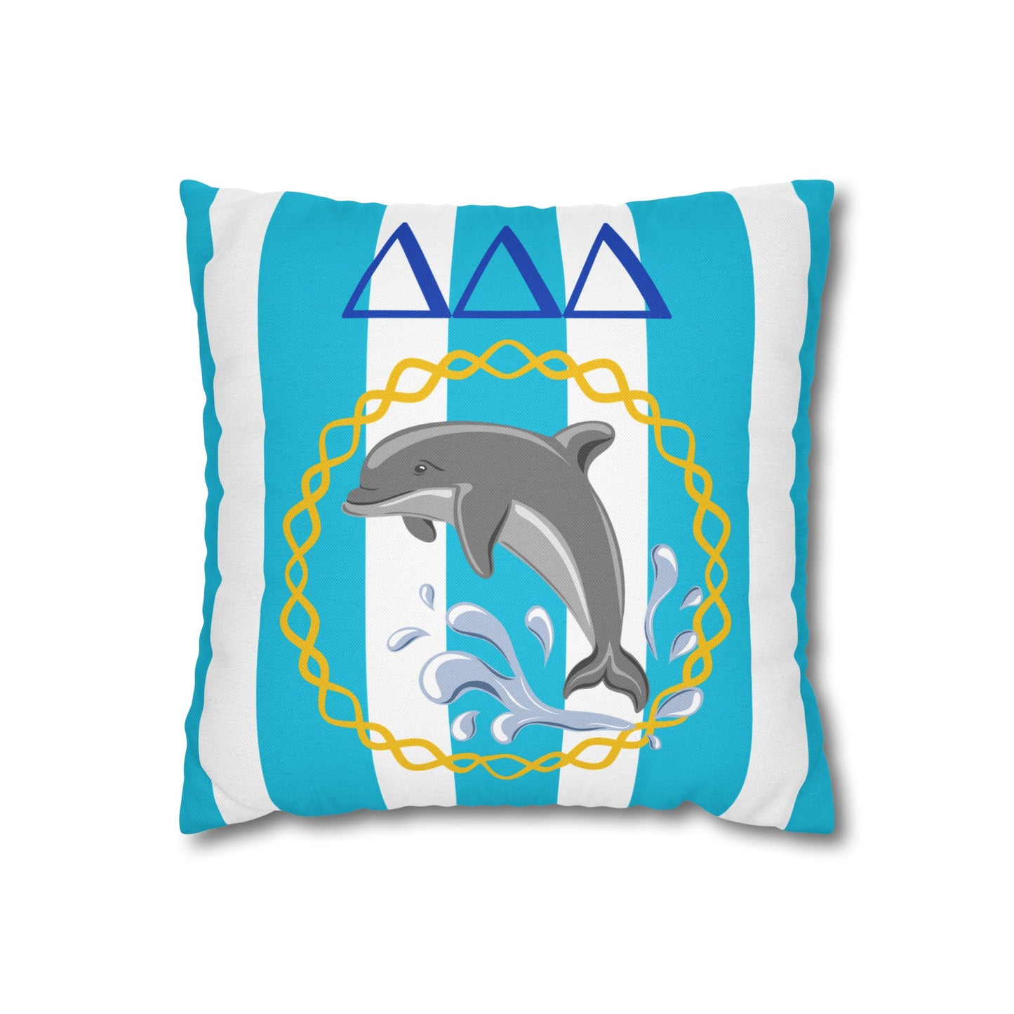 Tri Delta Throw Pillow Cover - Ivy Society