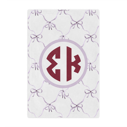 Sigma Kappa Bow Blanket - Ivy Society