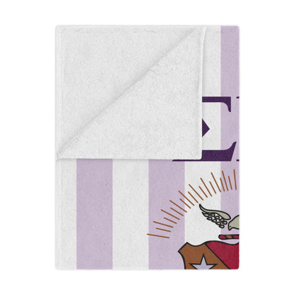 Sigma Kappa Personalized Crest Blanket - Ivy Society