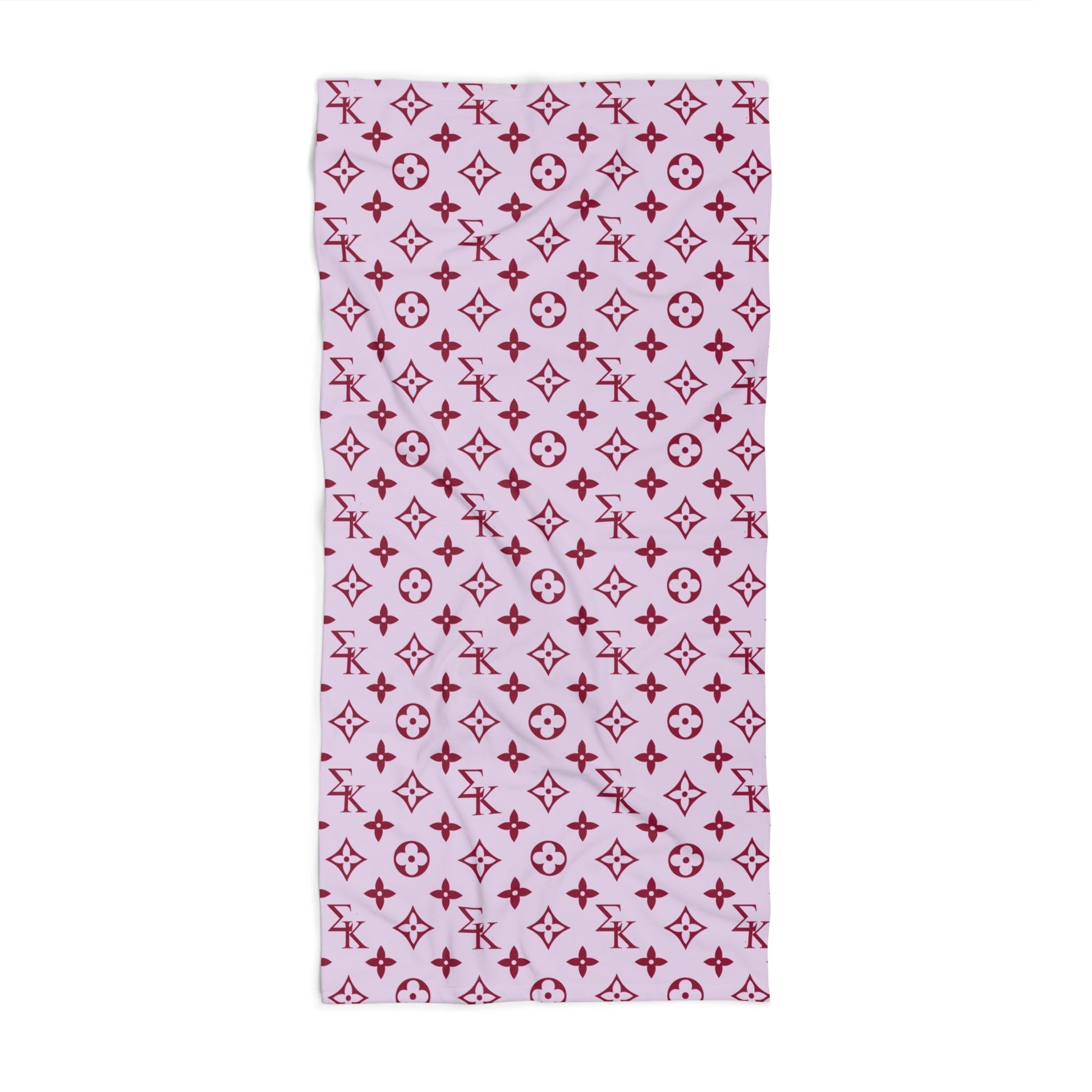 Sigma Kappa Print Beach Towel - Ivy Society