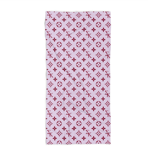 Sigma Kappa Print Beach Towel - Ivy Society