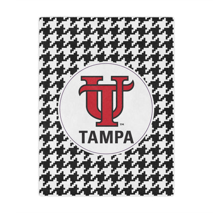 University of Tampa Houndstooth Blanket - Ivy Society