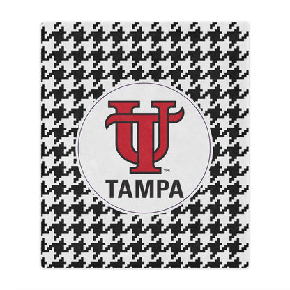 University of Tampa Houndstooth Blanket - Ivy Society