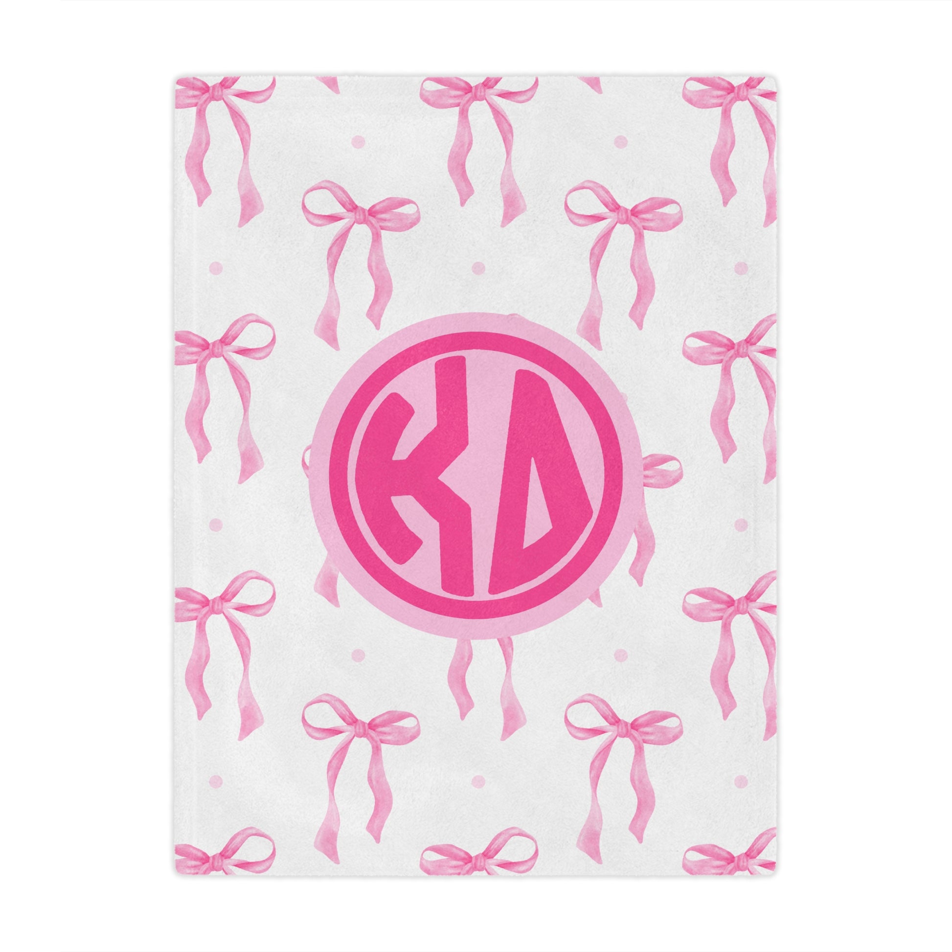 Kappa Delta Pink Bow Blanket - Ivy Society