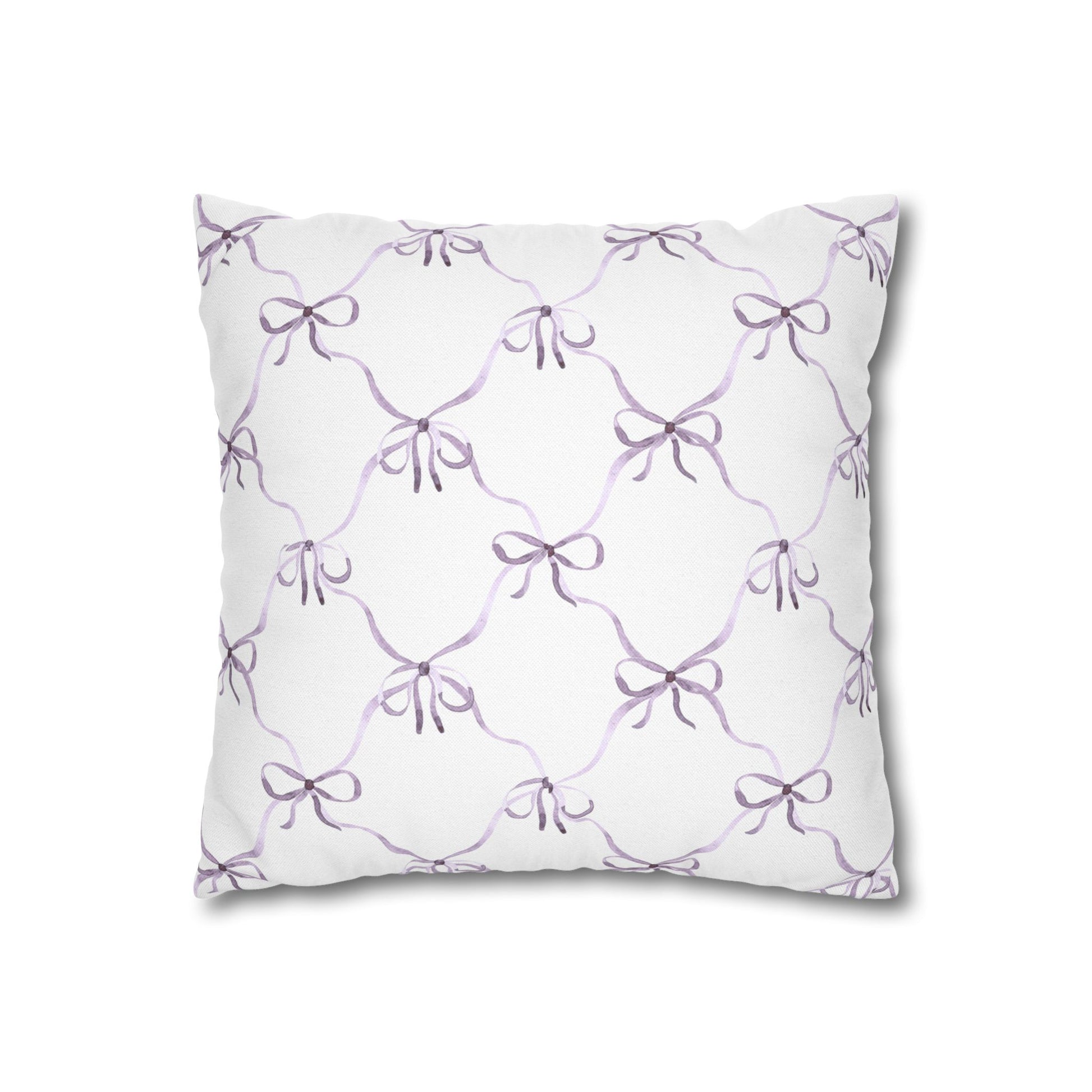 Sigma Kappa Bow Throw Pillow Cover - Ivy Society