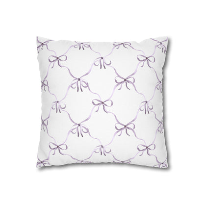Sigma Kappa Bow Throw Pillow Cover - Ivy Society