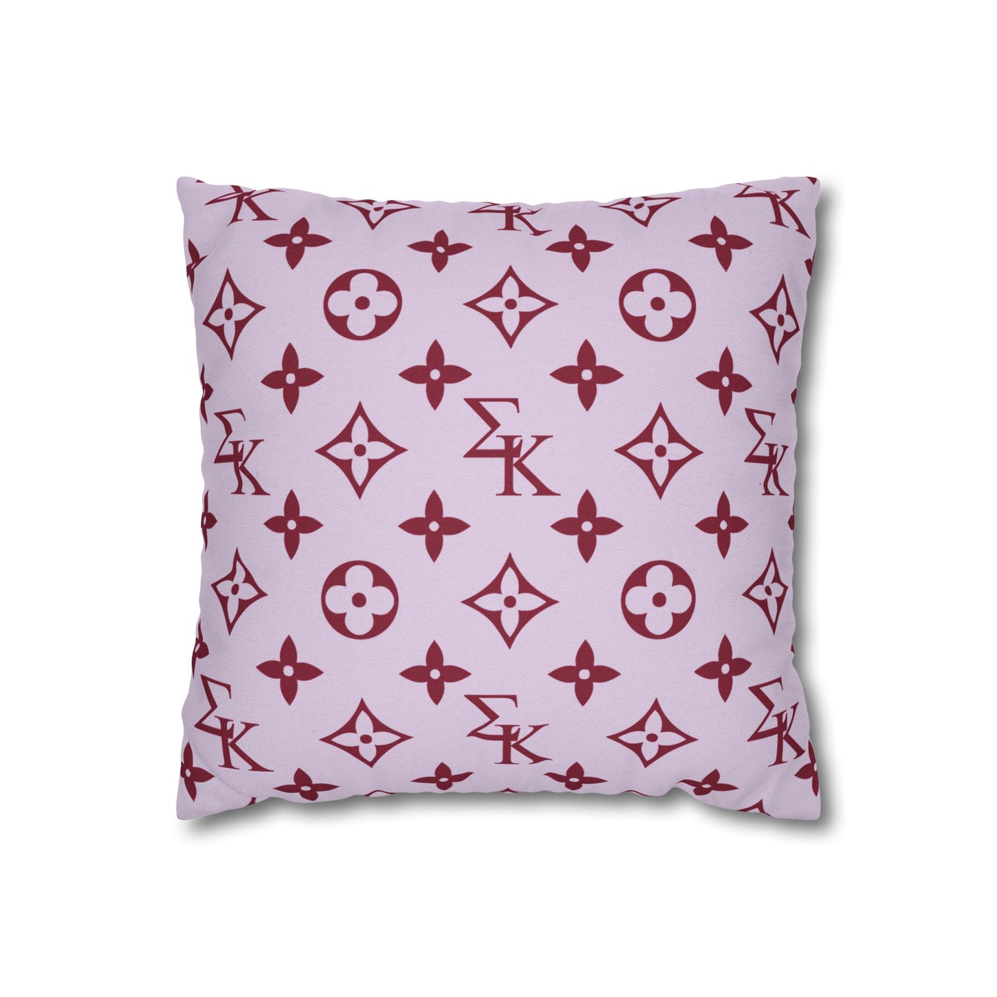 Sigma Kappa Pattern Throw Pillow Cover - Ivy Society