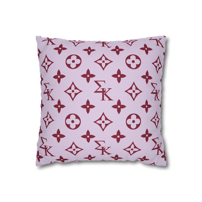 Sigma Kappa Pattern Throw Pillow Cover - Ivy Society