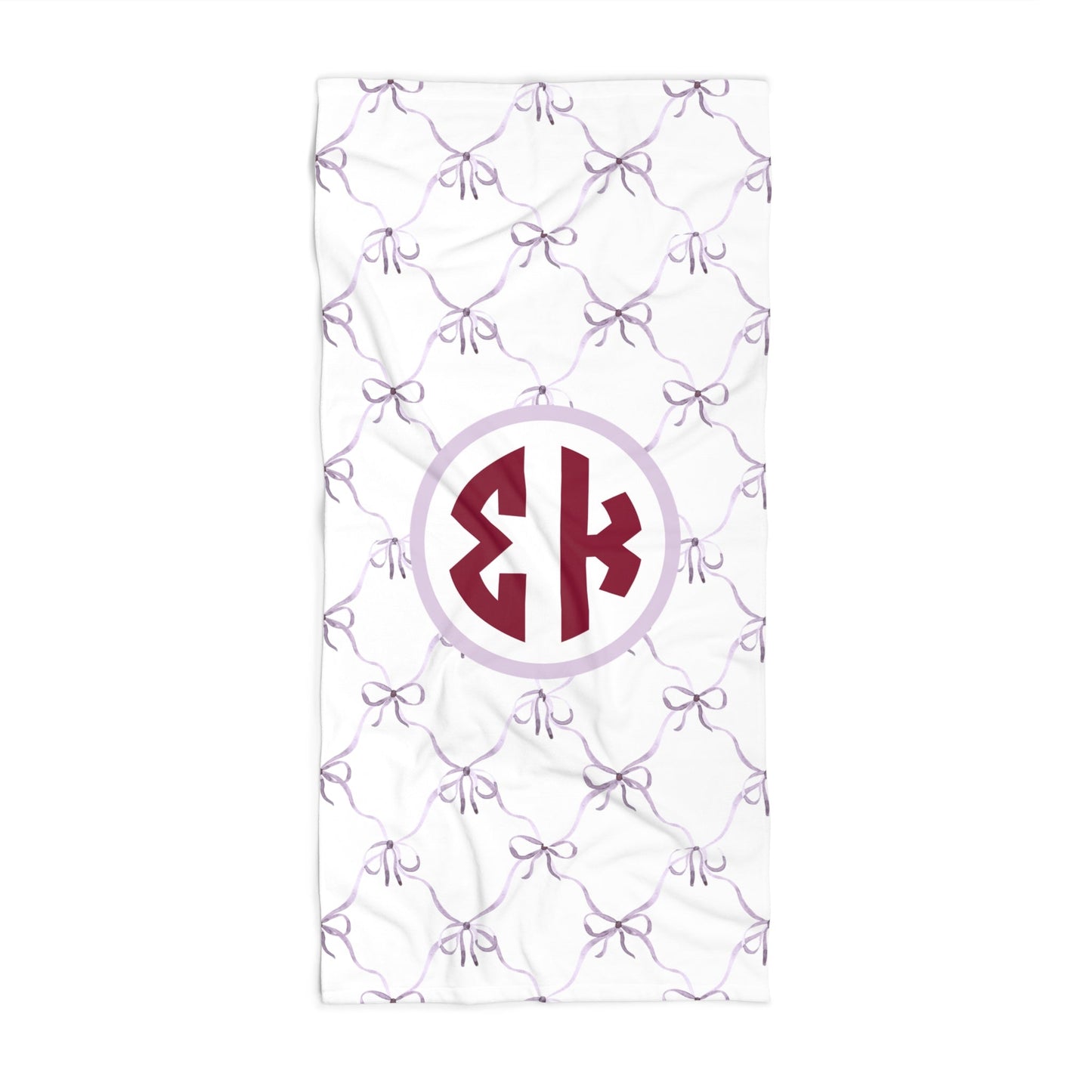 Sigma Kappa Bow Beach Towel - Ivy Society