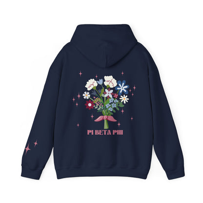 Pi Beta Phi Sorority Flower Hoodie - Ivy Society