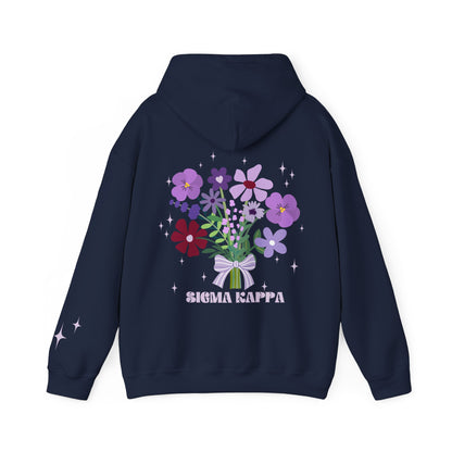 Sigma Kappa Sorority Flower Hoodie - Ivy Society