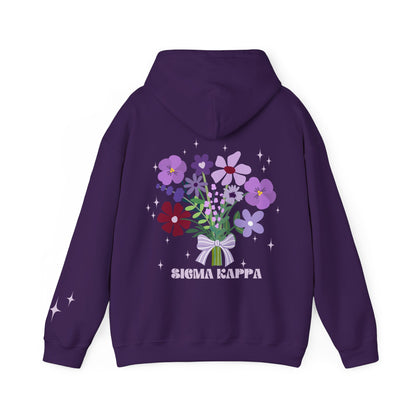 Sigma Kappa Sorority Flower Hoodie - Ivy Society