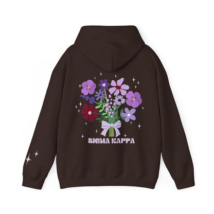 Sigma Kappa Sorority Flower Hoodie - Ivy Society