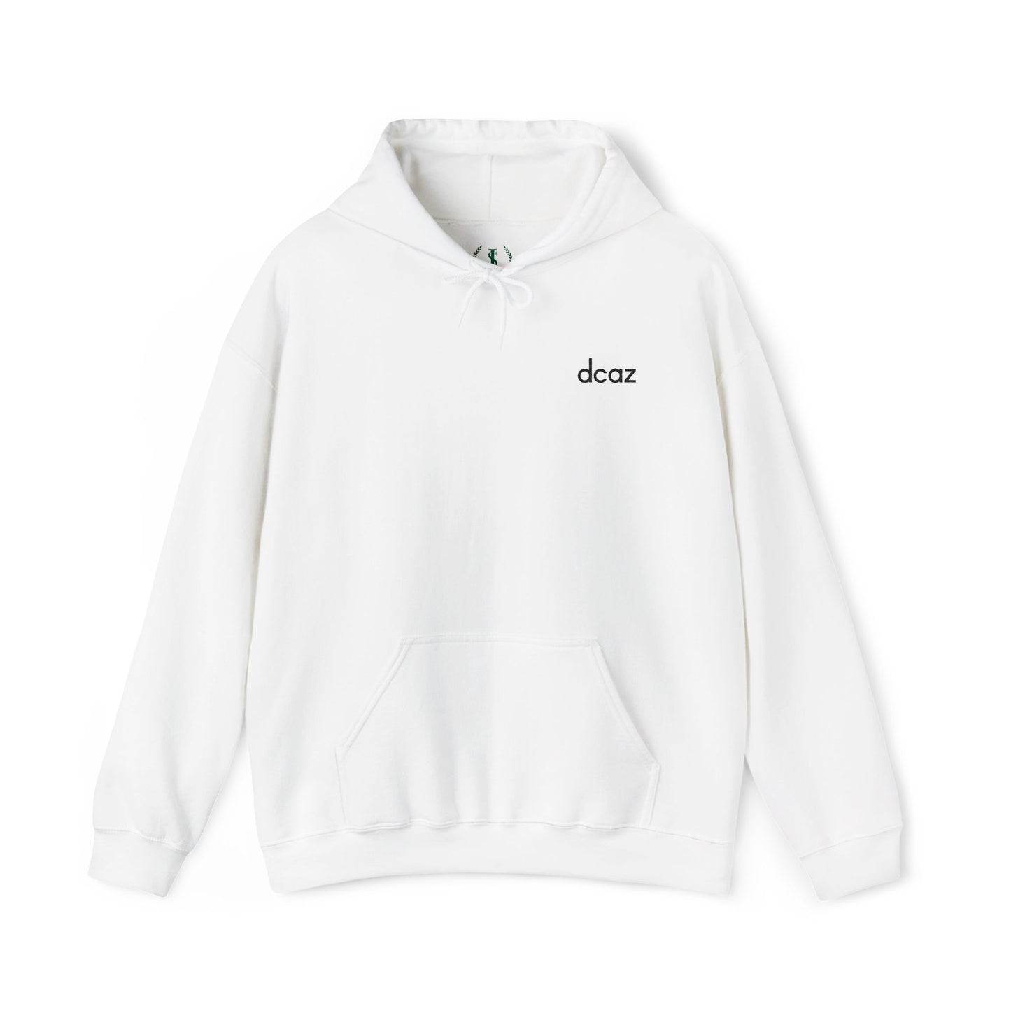 DCAZ Embroidered Hoodie Black Logo - Ivy Society