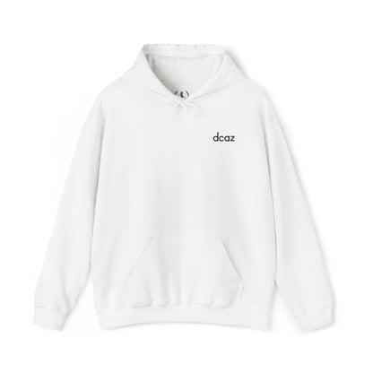 DCAZ Embroidered Hoodie Black Logo - Ivy Society