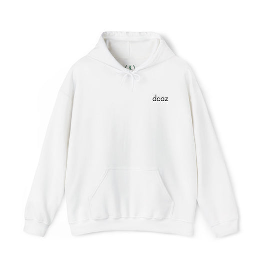 DCAZ Embroidered Hoodie Black Logo - Ivy Society