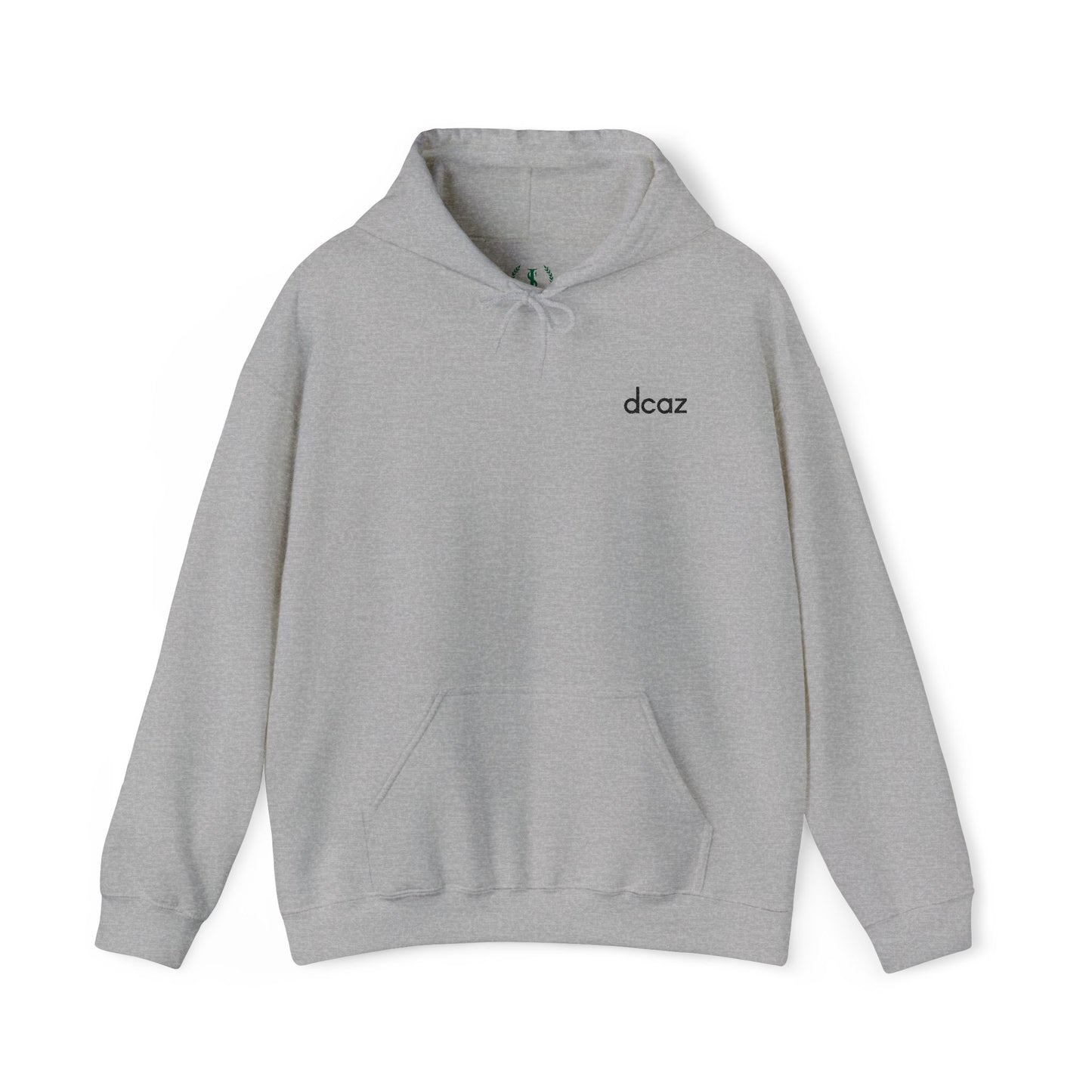 DCAZ Embroidered Hoodie Black Logo - Ivy Society