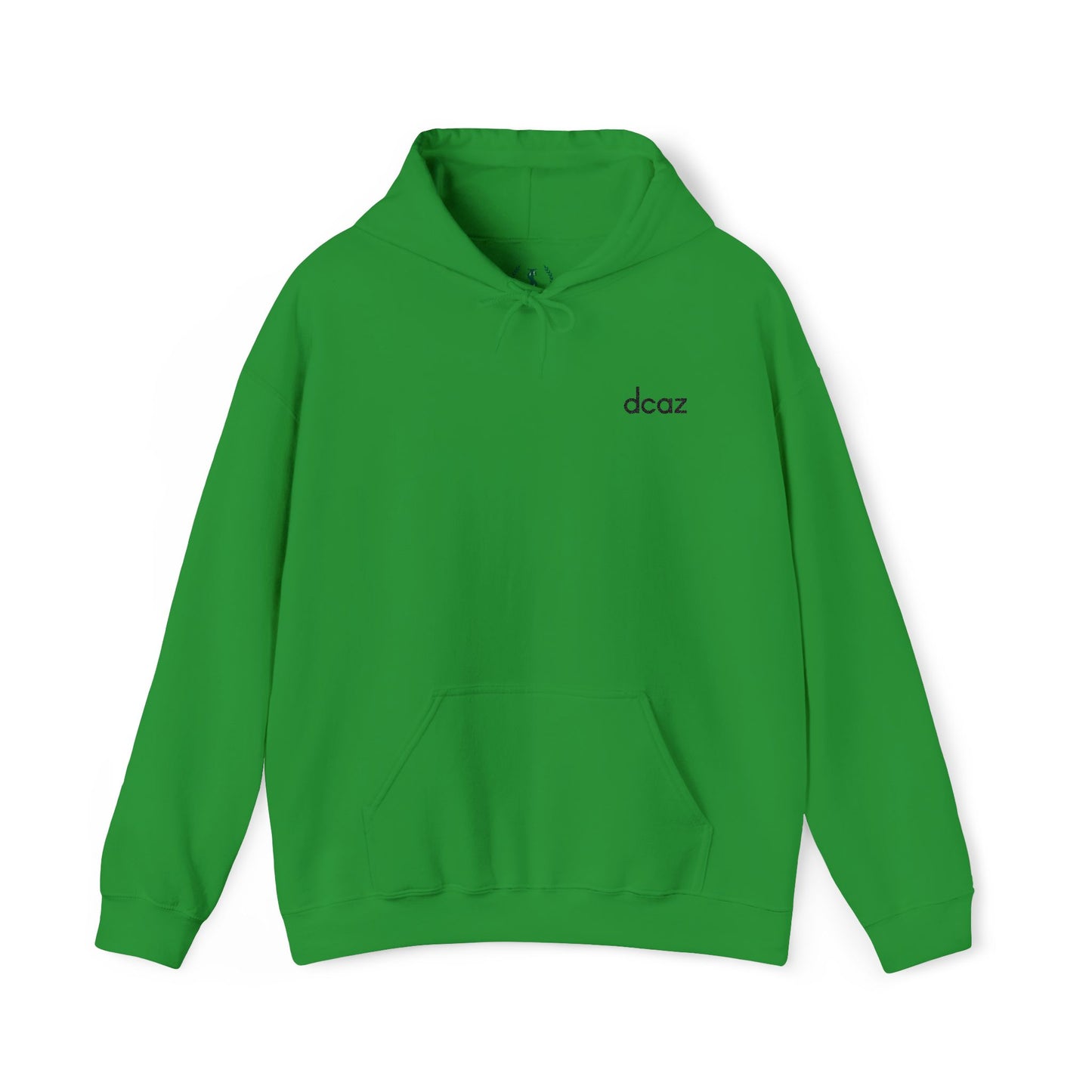DCAZ Embroidered Hoodie Black Logo - Ivy Society