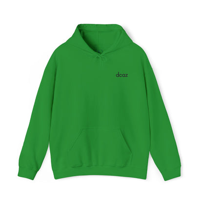 DCAZ Embroidered Hoodie Black Logo - Ivy Society