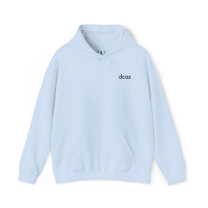 DCAZ Embroidered Hoodie Black Logo - Ivy Society