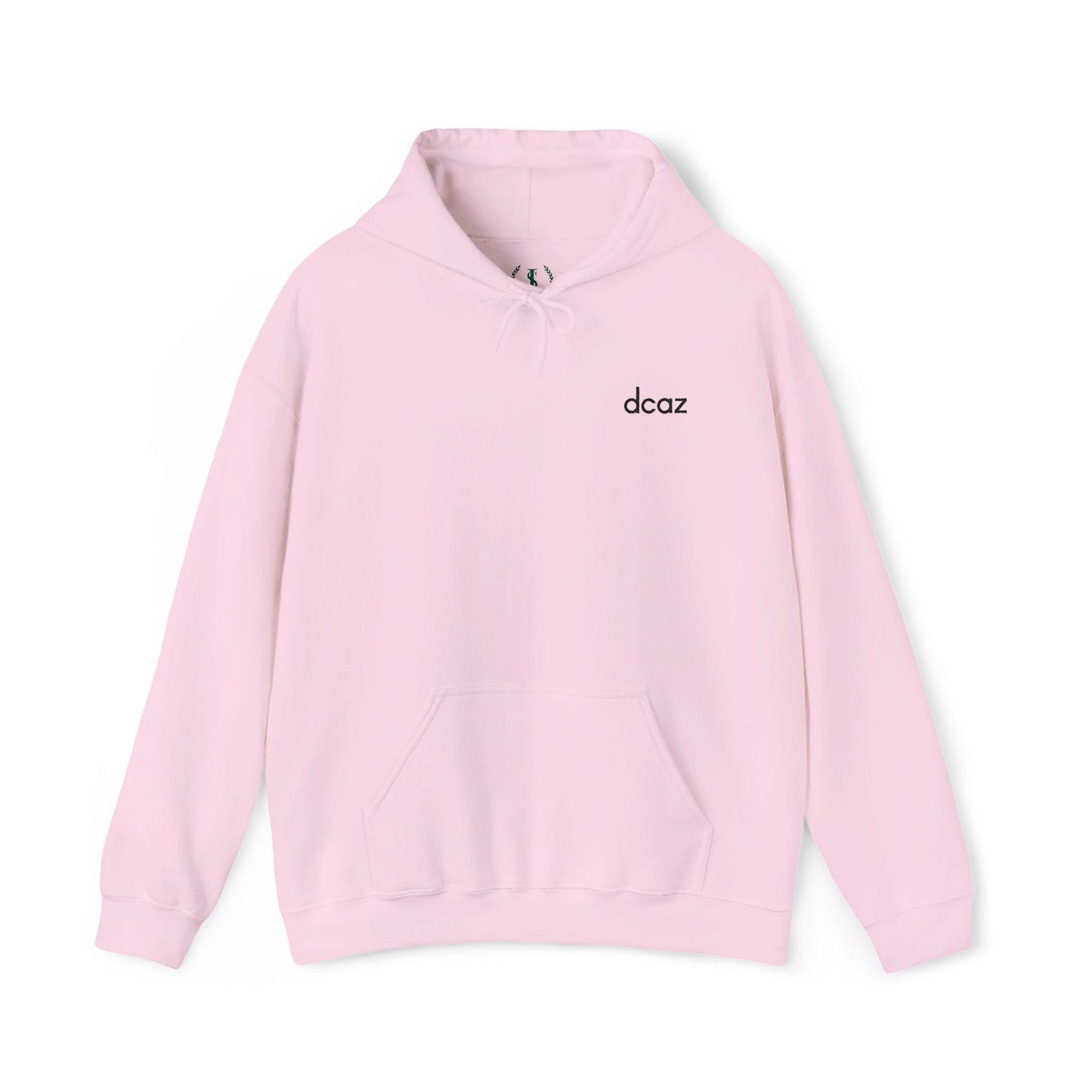 DCAZ Embroidered Hoodie Black Logo - Ivy Society